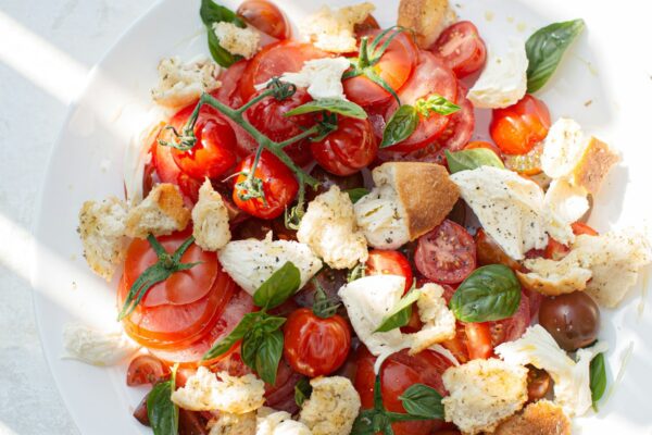 Perfect Caprese Salad with Buffalo Mozzarella and Aged Balsamic