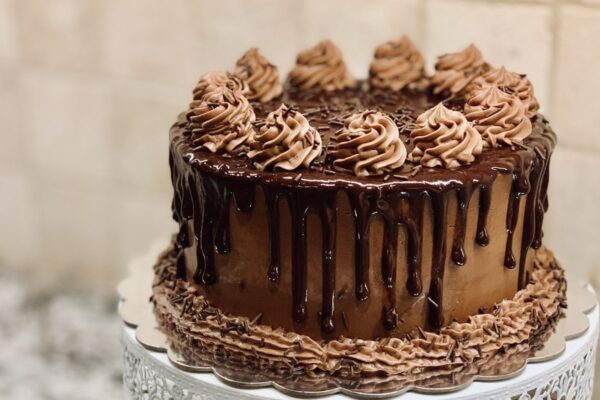 The Ultimate Dark Chocolate Layer Cake with Ganache